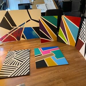 Abstract Paintings by me